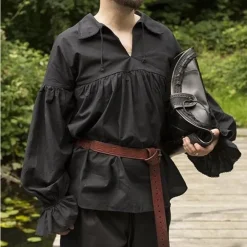 Epic Armoury Chemise Pirate Jack, Noir