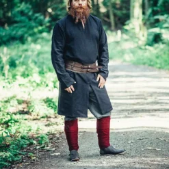 Leonardo Carbone Longue Tunique Viking Hvitserk, Noire