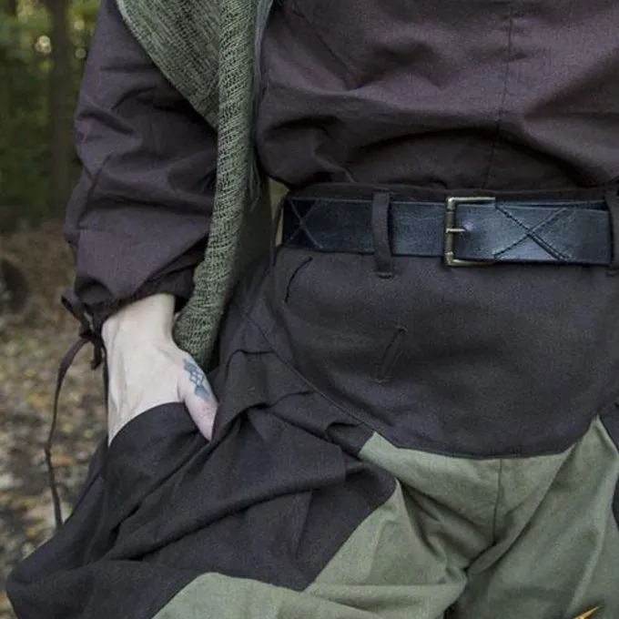 Epic Armoury Pantalon Renaissance Raphael, Brun-vert – Image 2