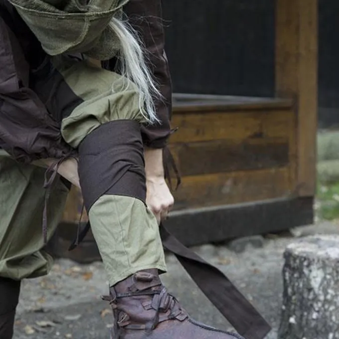 Epic Armoury Pantalon Renaissance Raphael, Brun-vert – Image 4
