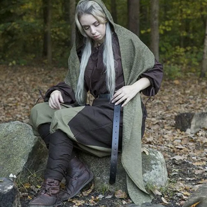 Epic Armoury Pantalon Renaissance Raphael, Brun-vert – Image 6