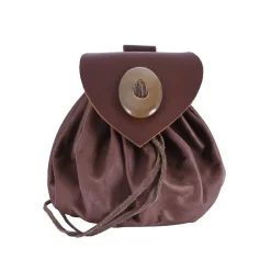 Ulfberth Pochette Argent Médiéval Oxford, Brun Foncé