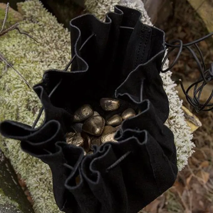 Epic Armoury Pochette En Cuir Michelangelo, Noir – Image 2