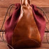 Epic Armoury Pochette En Laine, Marron Rouge