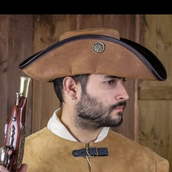 Rawblade Tricorne Trois Doublons, Brun Altéré – Image 2