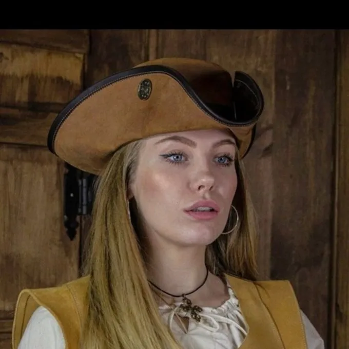 Rawblade Tricorne Trois Doublons, Brun Altéré – Image 5