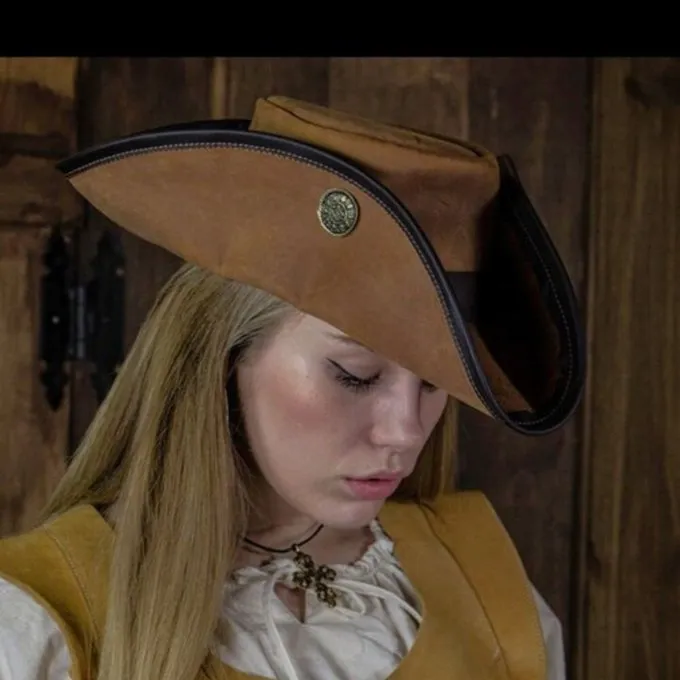 Rawblade Tricorne Trois Doublons, Brun Altéré – Image 6