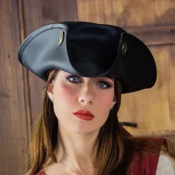 Rawblade Tricorne Trois Doublons, Noir