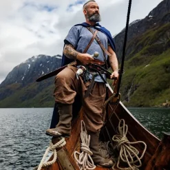 Leonardo Carbone Tunique Viking Edmund, Bleu